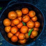 Recogida de naranjas