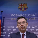 FC Barcelona's president Josep Maria Bartomeu attends a press conference at the Camp Nou stadium in Barcelona, Spain.
