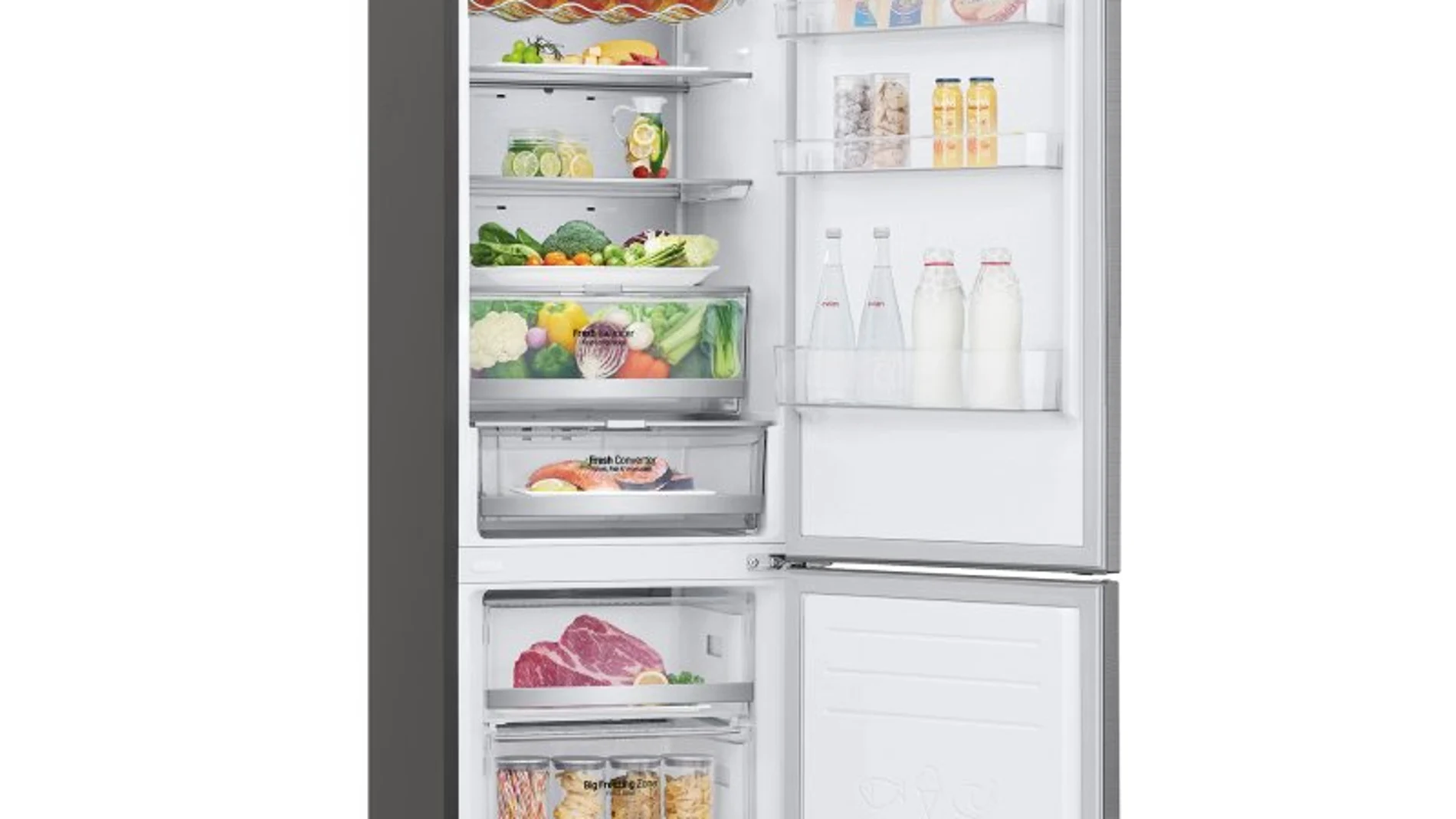 El mejor frigorífico según la OCU. Modelo de LG