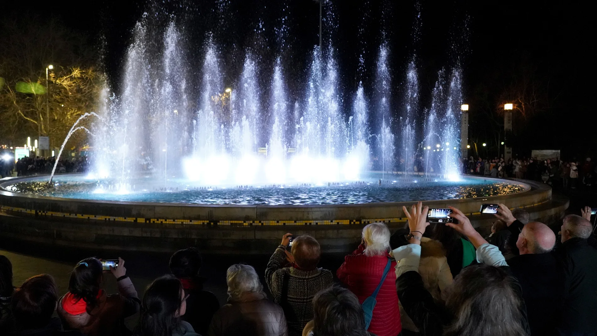Inauguración de la remodelación de la Fuente de la Plaza Zorrilla de Valladolid