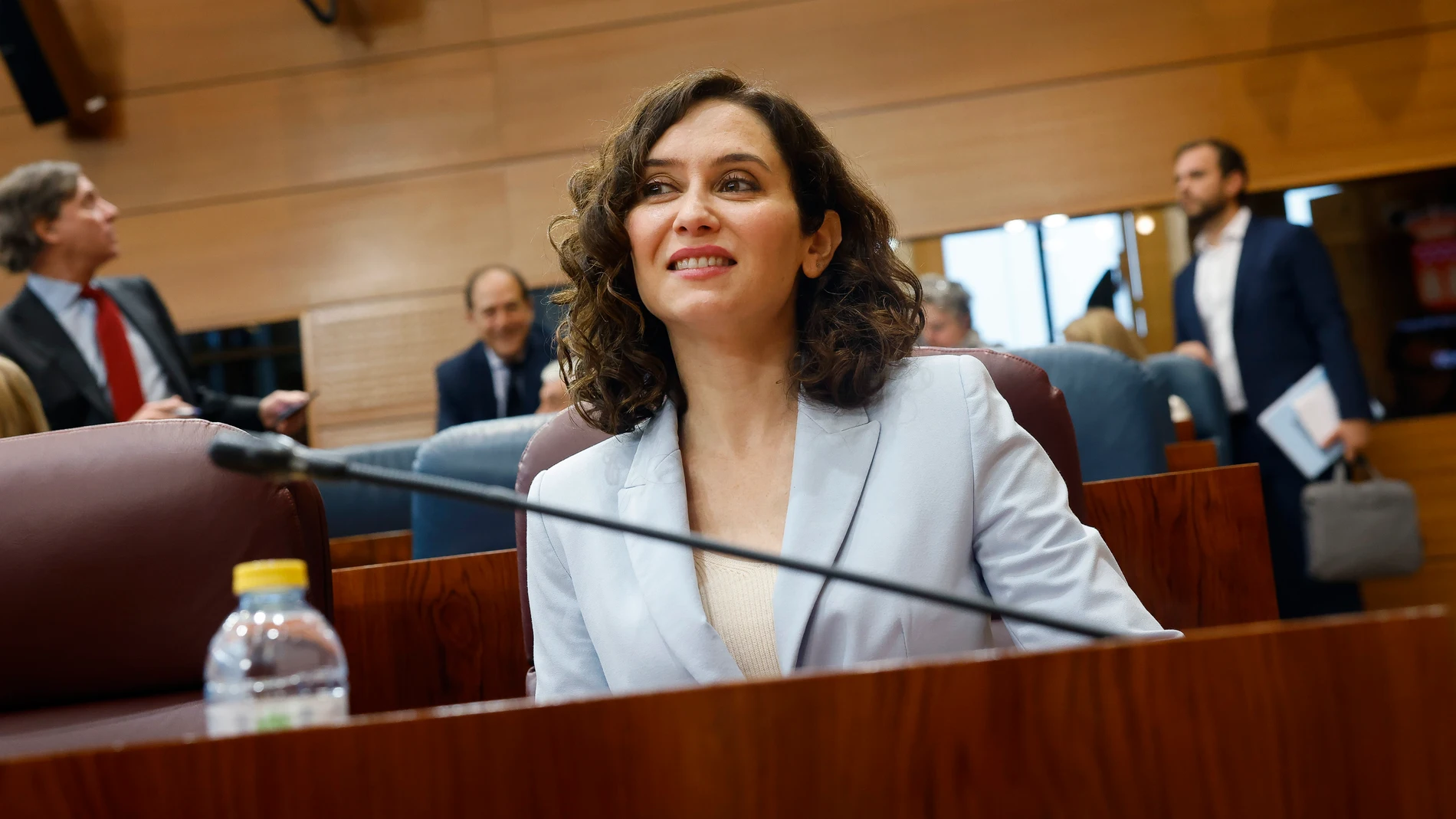 La presidenta Isabel Díaz Ayuso, en la Asamblea de Madrid