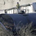 El tren de Norfolk Southern cons sustancias tóxicas que descarriló el 3 de febrero antes de cruzar la frontera entre Ohio y Pensilvania