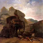 «Asalto de ladrones», de Goya, donde retrataba a estos personajes populares