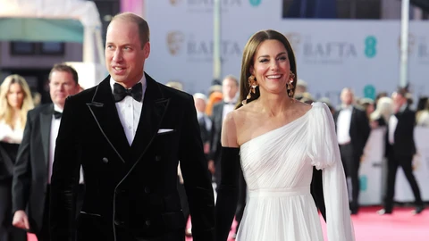 El príncipe William y Kate Middleton en los Premios Bafta de 2023