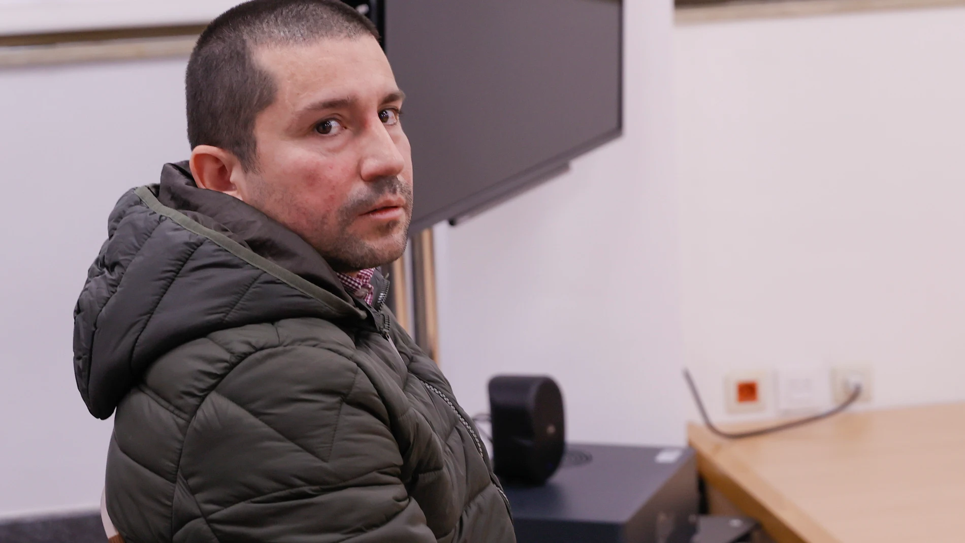VALENCIA, 21/02/2023.- Jorge Ignacio Palma durante la vista de apelación contra la sentencia que le condena a 159 años y 11 meses de prisión por el asesinato de Marta Calvo y de otras dos mujeres, este martes en el Tribunal Superior de Justicia de la Comunitat Valenciana. EFE/ Juan Carlos Cárdenas
