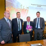 La empresa de energías renovables Solaria presenta el proyecto a los 17 alcaldes de los núcleos municipales y entidades locales menores