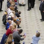 El Papa, ayer, en la misa de Miércoles de Ceniza