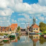 Hindeloopen, un pueblo de la región de Friesland, que ocupa el primer puesto con mayor calidad de vida.