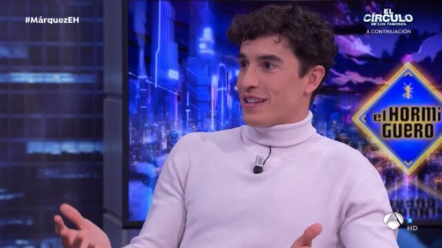 Marc Márquez en su visita a "El Hormiguero"