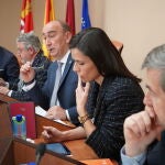 Miguel Ángel de Vicente preside el pleno del mes de febrero de la Diputación de Segovia