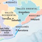 Las tres comarcas más pobladas junto al Maresme y el Vallès Oriental, que completan la lista 