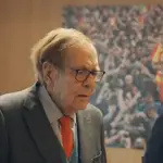 Ramón Tamames y Santiago Abascal en el video con el que Vox promociona la moción de censura