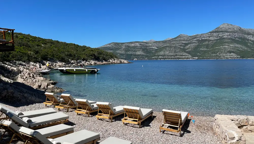 Una de las playas de Croacia