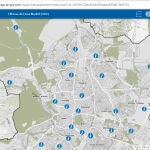 Mapa georreferenciado de las Oficinas de Atención al Ciudadano