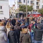 Concentración en Algeciras cuando se cumple un mes del asesinato del sacristán Diego Valencia