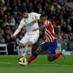 partido de la jornada 23 de LaLiga que enfrenta este sábado al Real Madrid y al Atlético de Madrid en el estadio Santiago Bernabéu