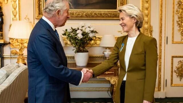 Carlos III y Von der Leyen