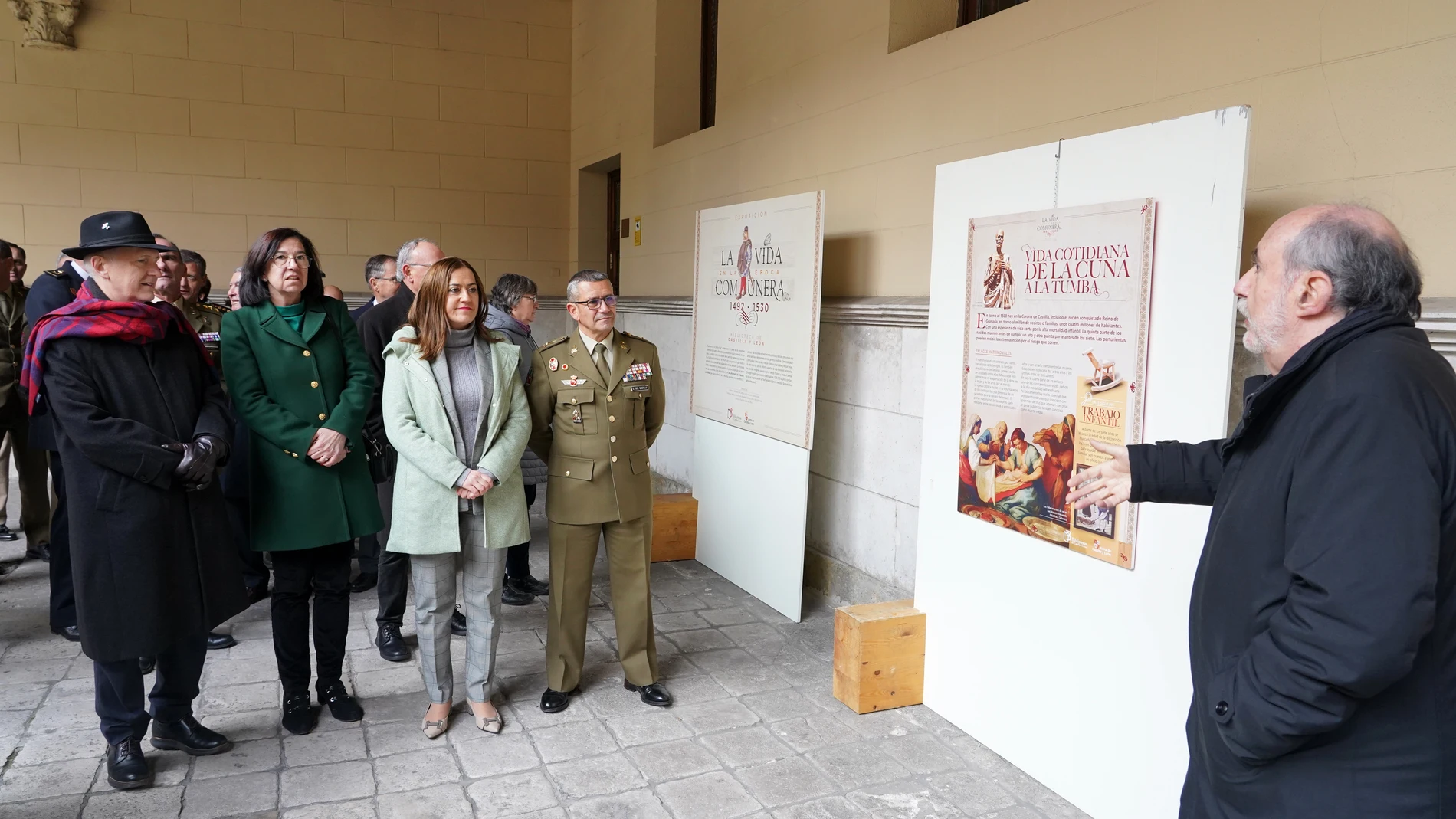 "La vida en la época comunera" ya se puede ver en el Palacio Real de Valladolid