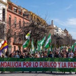 Manifestación por el día de Andalucía convocada por La Plataforma Andalucía 28 F