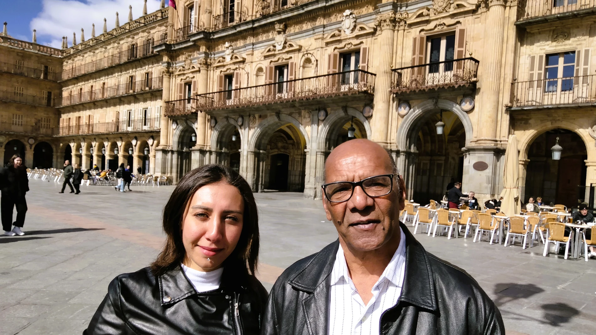 Nour Shadid y Mustapha Amari, coordinadores de las jornadas