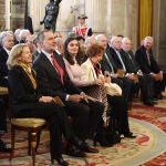 Los Reyes presidien el acto de presentación pública del "Portal Digital de Historia Hispánica”, de la Real Academia de la Historia