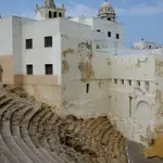 Imagen del teatro romano de Cádiz