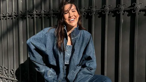 Alba Díaz con bomber de Zara.