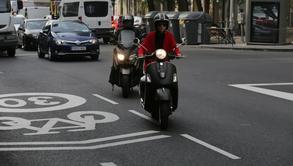 En la ciudad de Madrid hay alrededor de 300.000 motos