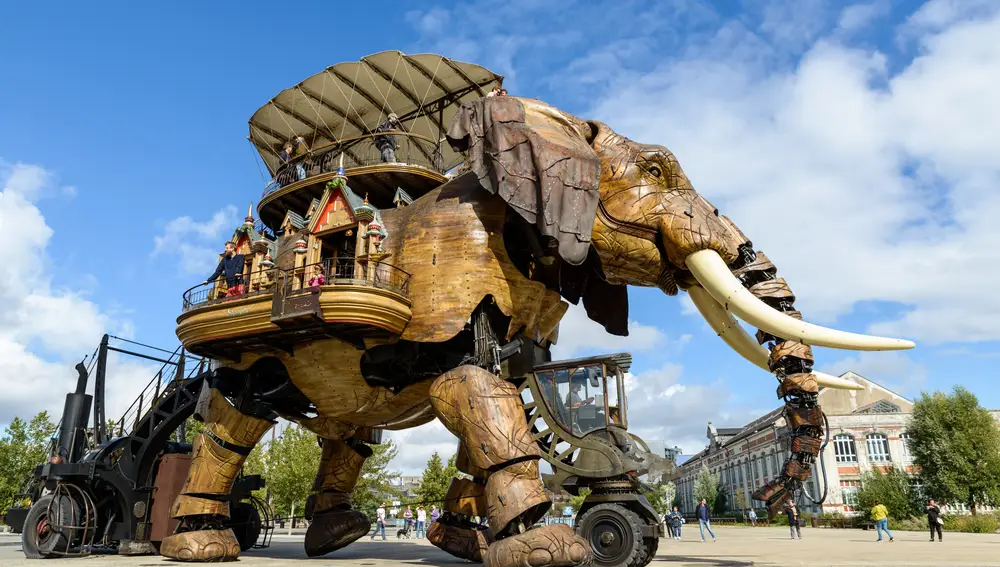 Le Grand Élèphant en las Máquinas de la Isla en Nantes