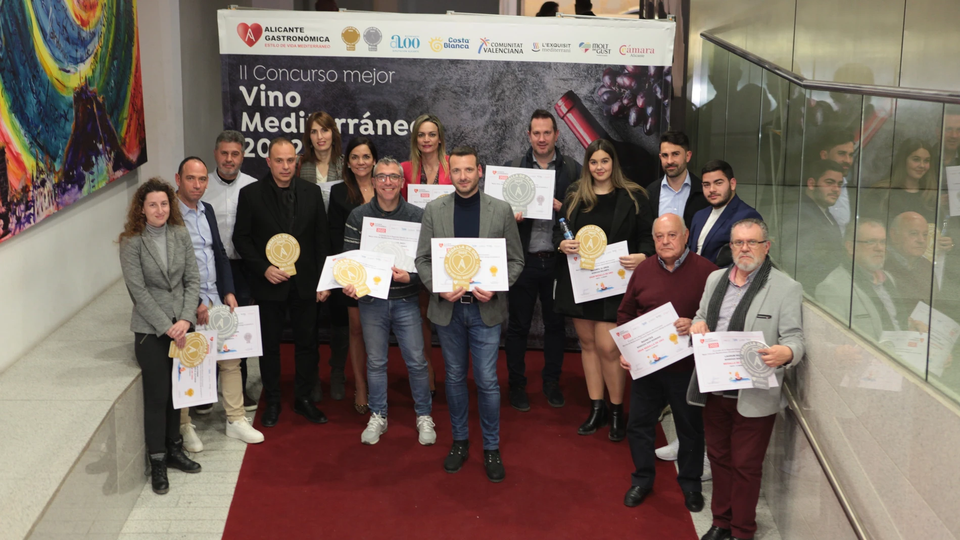 Alicante Gastronómica y la FASCV premian con 6 grandes medallas de oro, 24 medallas de oro y 16 de plata a 35 bodegas como productoras de los Mejores Vinos del Mediterráneo 2022 