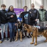 Madrid Río acoge una exhibición de perros de protección de víctimas de violencia de género