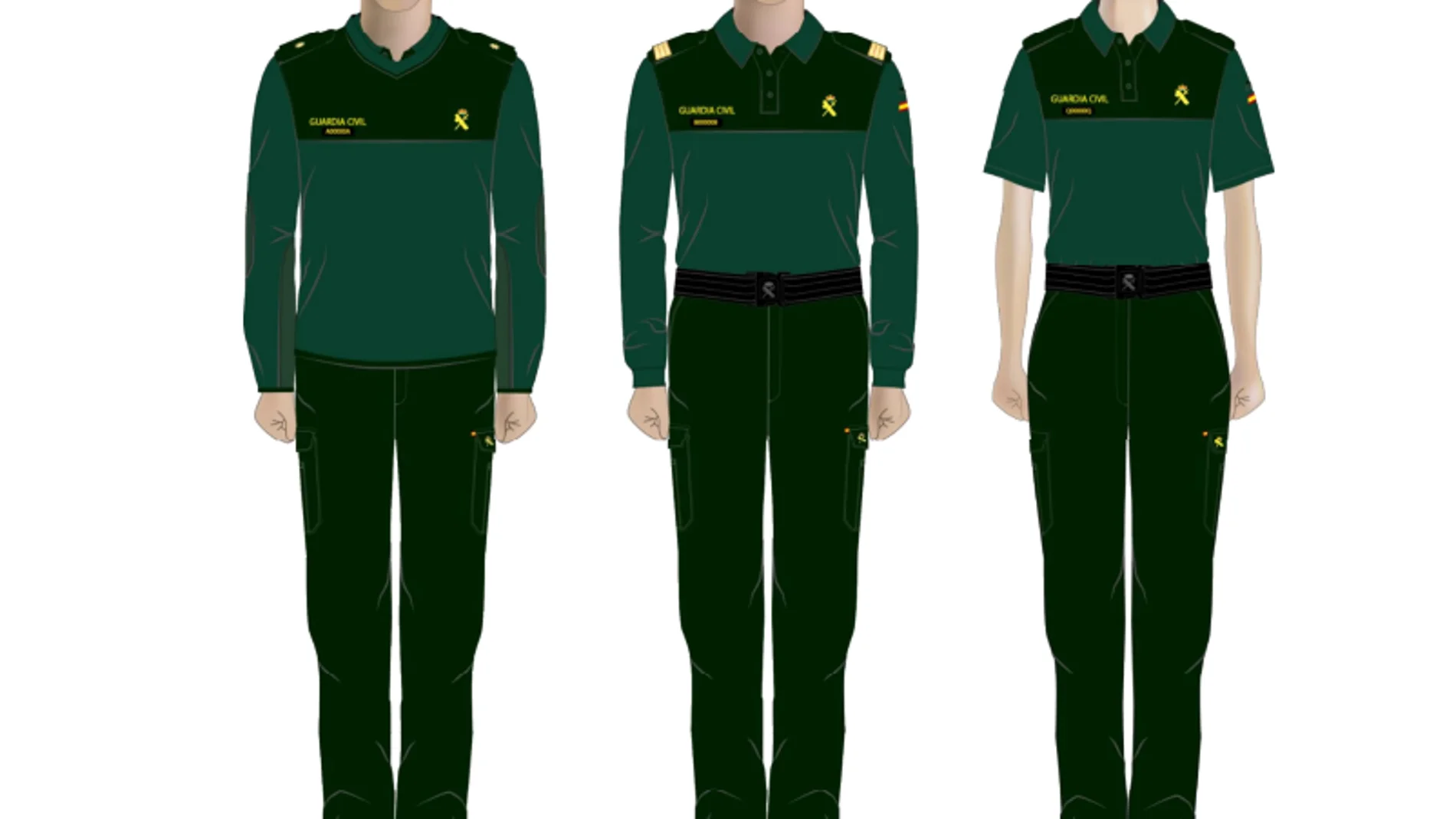 Uniforme de servicio para la Guardia Civil