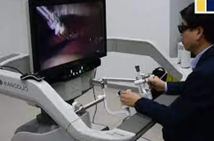 China culmina su primera cirugía robótica a larga distancia con 5G