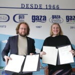 La consejera Isabel Blanco junto a Ignacio Quintanilla
