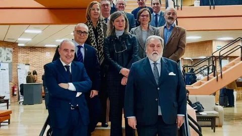 La presidente de la CHD, María Jesús Lafuente, tras participar en la inauguración en el Salón Internacional del agua y del medio ambiente Smagua23, de la Jornada organizada por la Dirección General del Agua