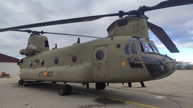Helicóptero Chinook del Ejército de Tierra