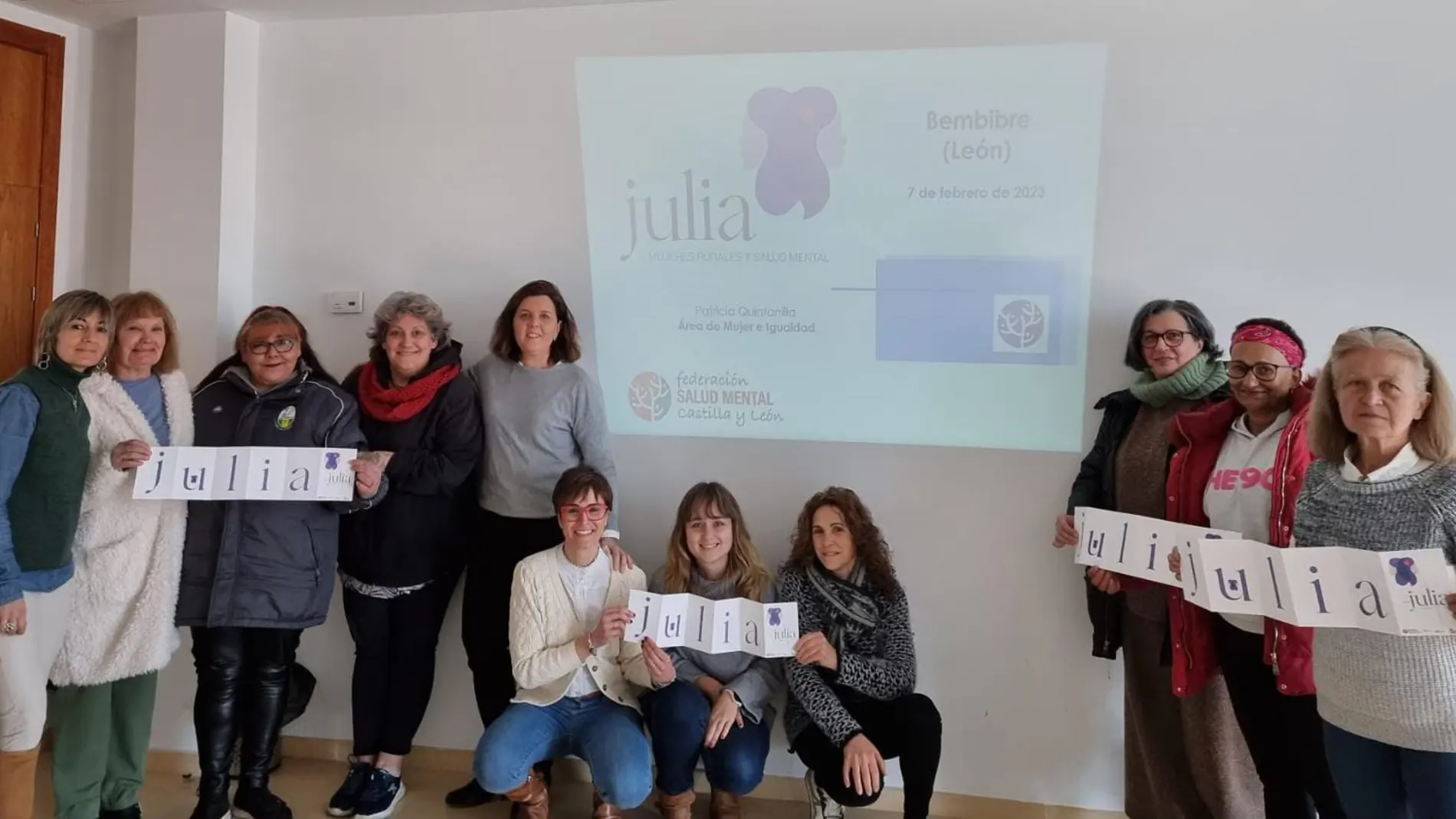 Participantes del proyecto "JULIA" en Bembibre