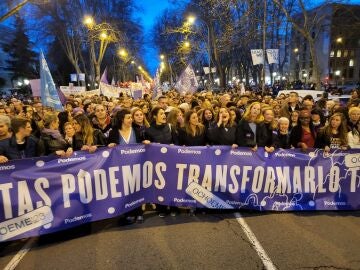 En directo, las manifestaciones del 8-M: La marcha del Movimiento Feminista de Madrid arranca al grito de 