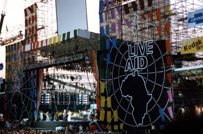 Imagen del Live Aid celebrado en Filadelfia en 1985