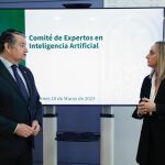 Los consejeros de Presidencia y Fomento, Antonio Sanz y Marifrán Carazo