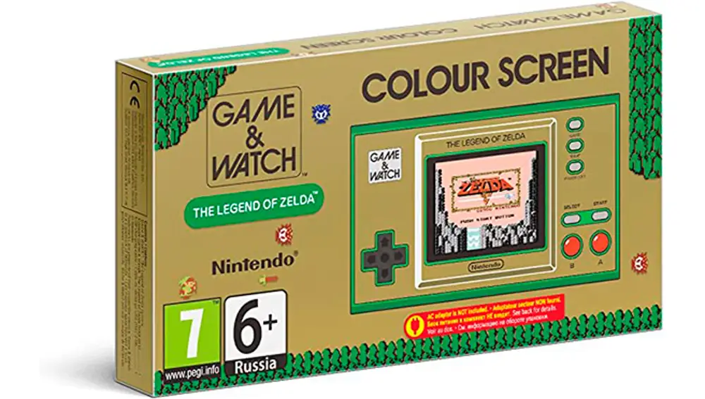 Consola retro Game & Watch The Legend of Zelda.