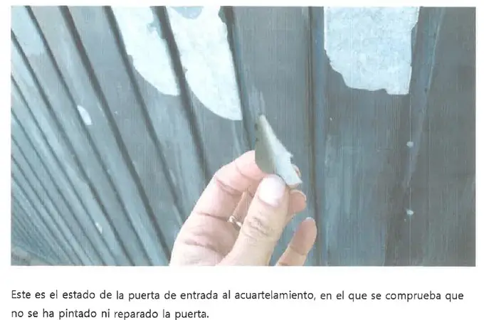 El informe pericial del 'caso cuarteles' revela que se pintaron las paredes sin retirar cuadros