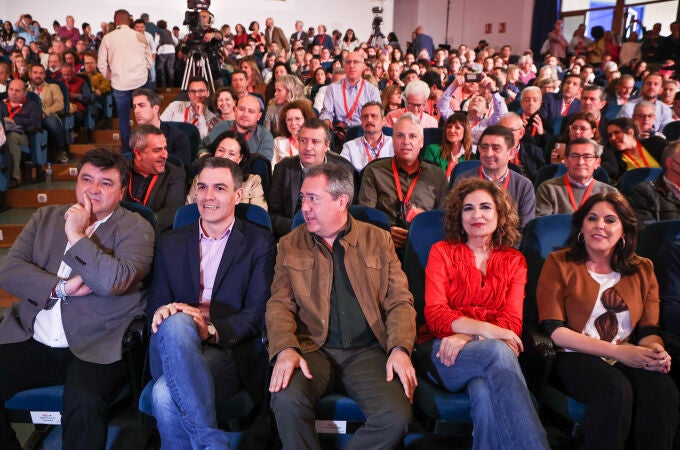 Pedro Sánchez y Juan Espadas participan en la clausura de la Convención Municipal de Andalucía (Huelva)