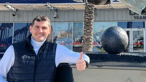 Iker Casillas, en Los Ángeles