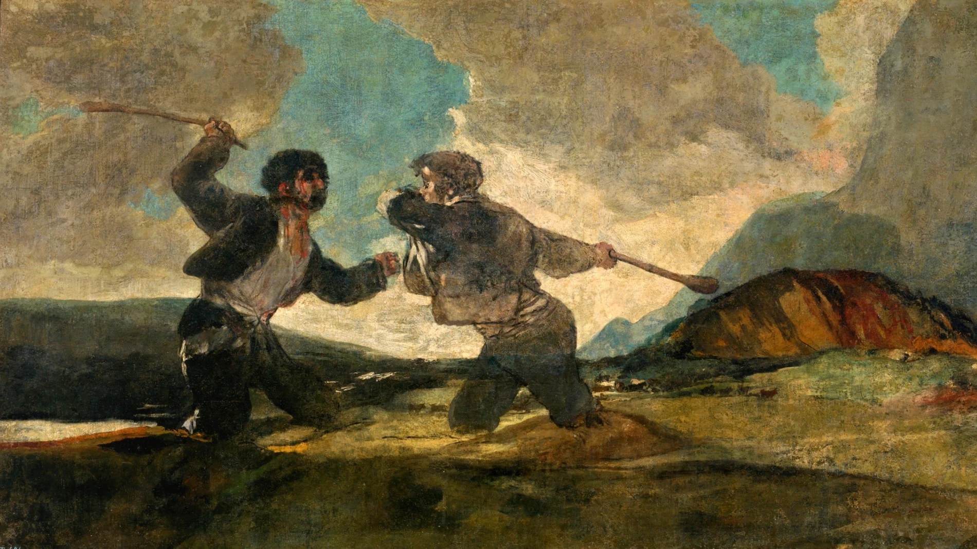 El "Duelo a garrotazos", de Francisco de Goya, escenifica tristemente la Historia de España