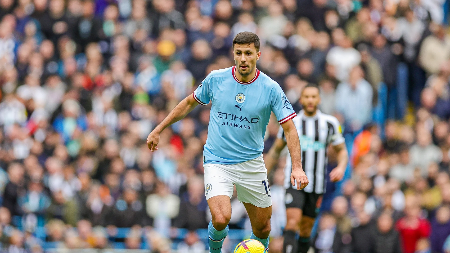 Rodri (16) of Manchester City during the English championship Premier League football match between Manchester City and Newcastle United on 4 March 2023 