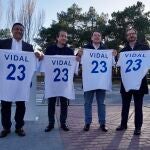 El presidente del PP de Castilla y León, Alfonso Fernández Mañueco, visita Arévalo para apoyar la candidatura de Vidal Galicia Jaramillo a la Alcaldía de esta localidad. En el acto también el portavoz del PP en el Senado, Javier Maroto, y el presidente provincial del PP, Carlos García.