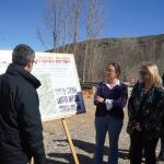 La consejera María González Corral visita las obras