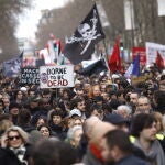 Octava jornada de protestas contra la reforma de las pensiones de Macron