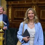 La diputada del PP, Alicia García en el Congreso
